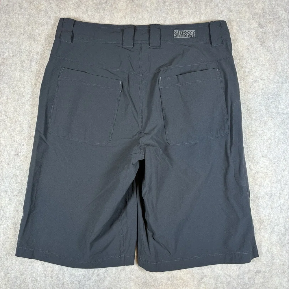 Outdoor Research OR Shorts Men's 30 Black Hiking Stretch zip pocket performance